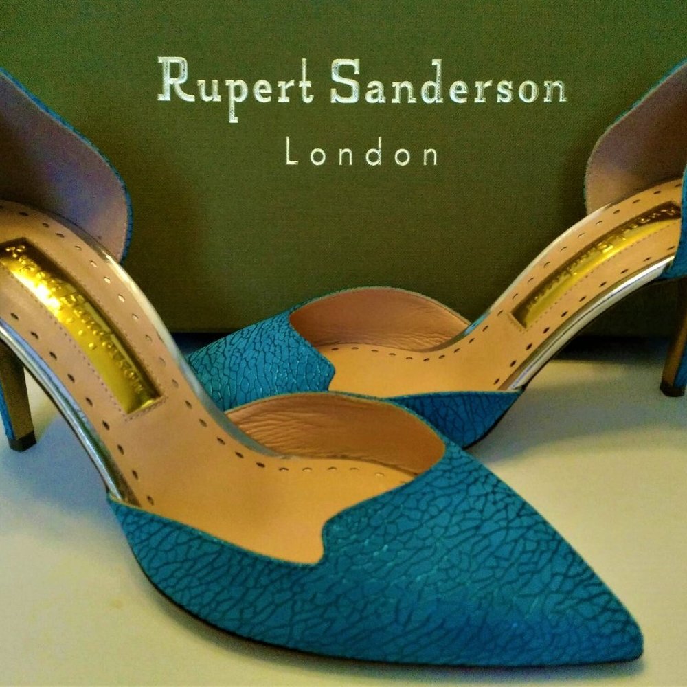 Rupert Sanderson Azure Women's Leather Pumps